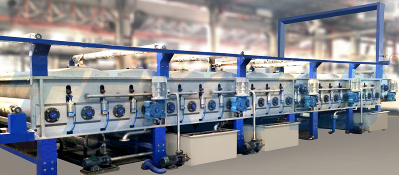 PLC Controlled Fully Automatic Fabric Mercerizing